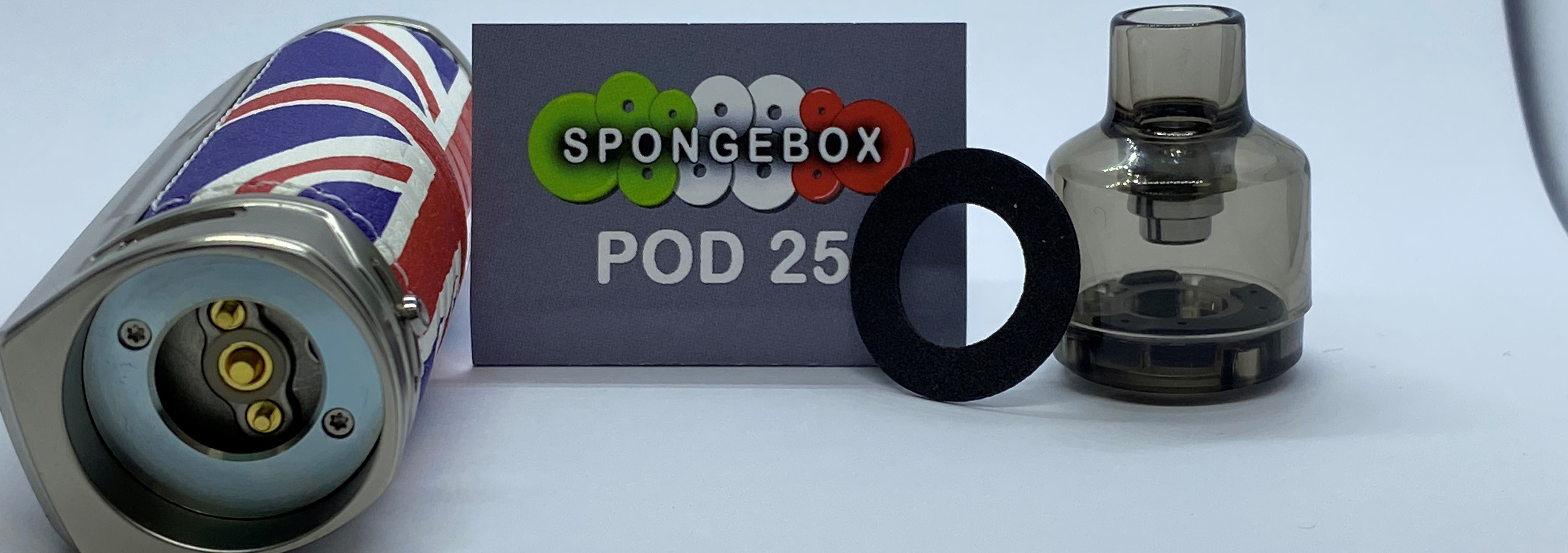 Spongebox® POD 25 va posizionata nella base della Pod Mod